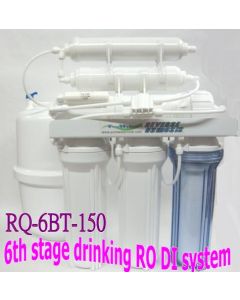 150 GPD 6 stage RO DI Tank Water System RQ-6BT-150