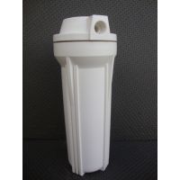 1/2" port (white) 10" filter Housing with lid For RO whole house
