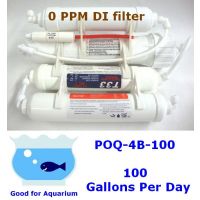 0PPM Portable 100GPD Reverse Osmosis RO+DI Filtration POQ-4B-100