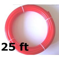 25Ft 1/4" RO polyethylene RED tube pipe hose TUBE25-RD
