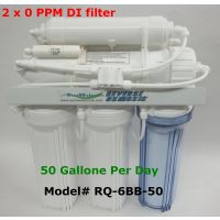 0ppm 6st 50 GPD Reverse Osmosis RO+DI Water Filters#RQ-6BB-50