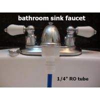 1/4" RO tube Quick connector for bathroom sink PT-aerator-Q
